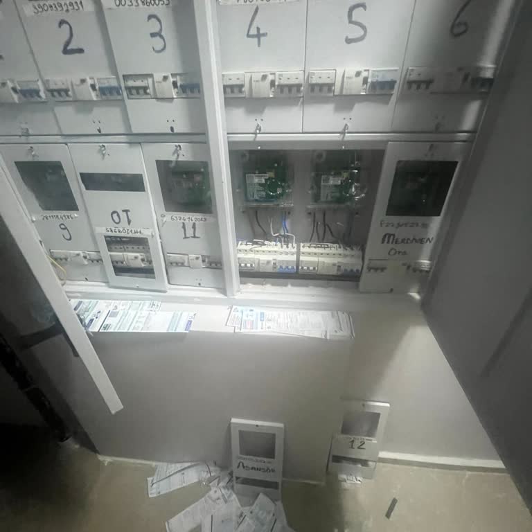 Elektrik Panosu Dağınıklığı Ve Güvenlik Riski