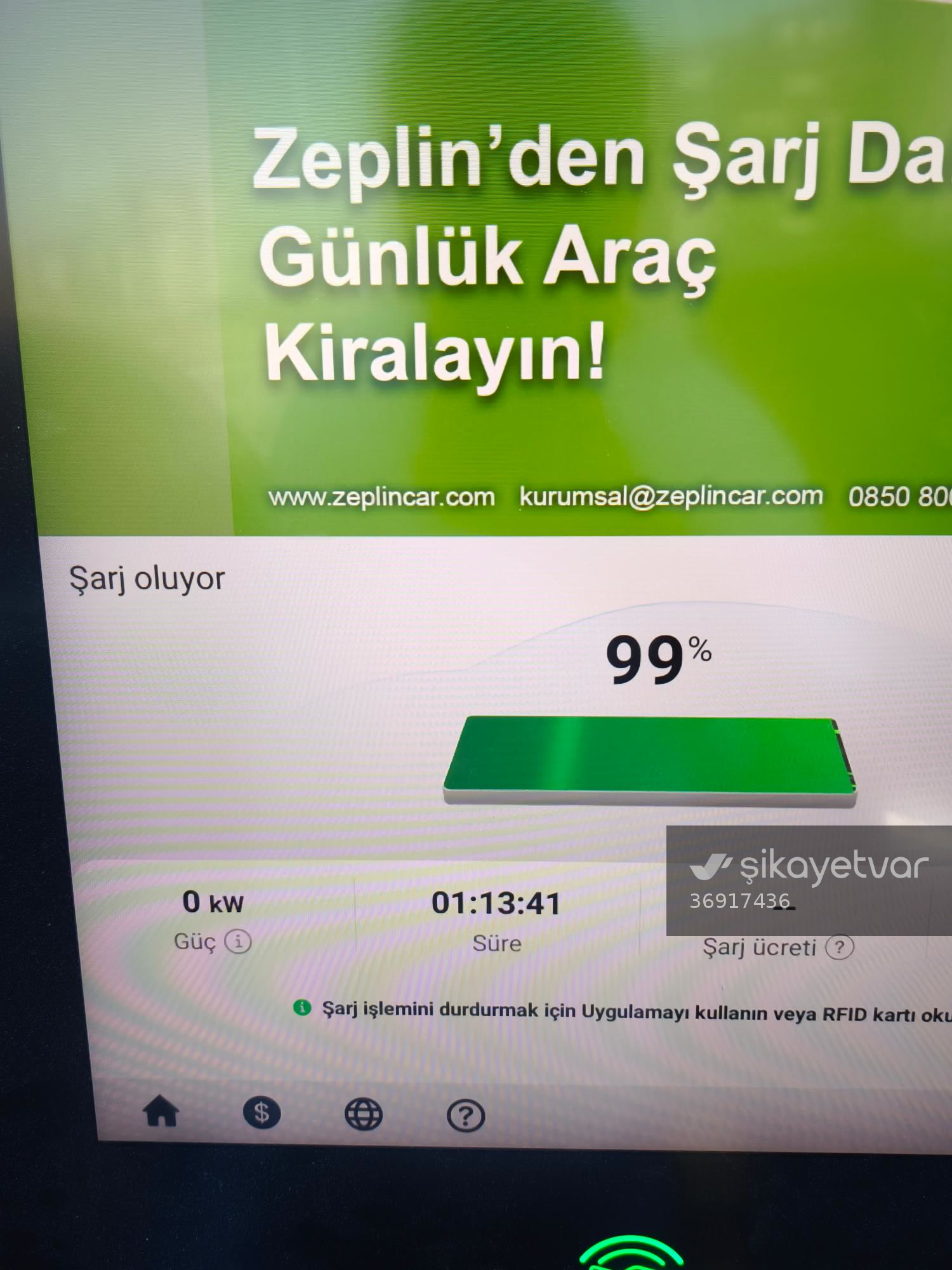 Zeplin Enerji Şarj İstasyonu Uzun Süre İşgal Edildi, Zeplin