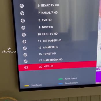 Vestel Televizyon Kanalları Kendi Kendine Siliyor