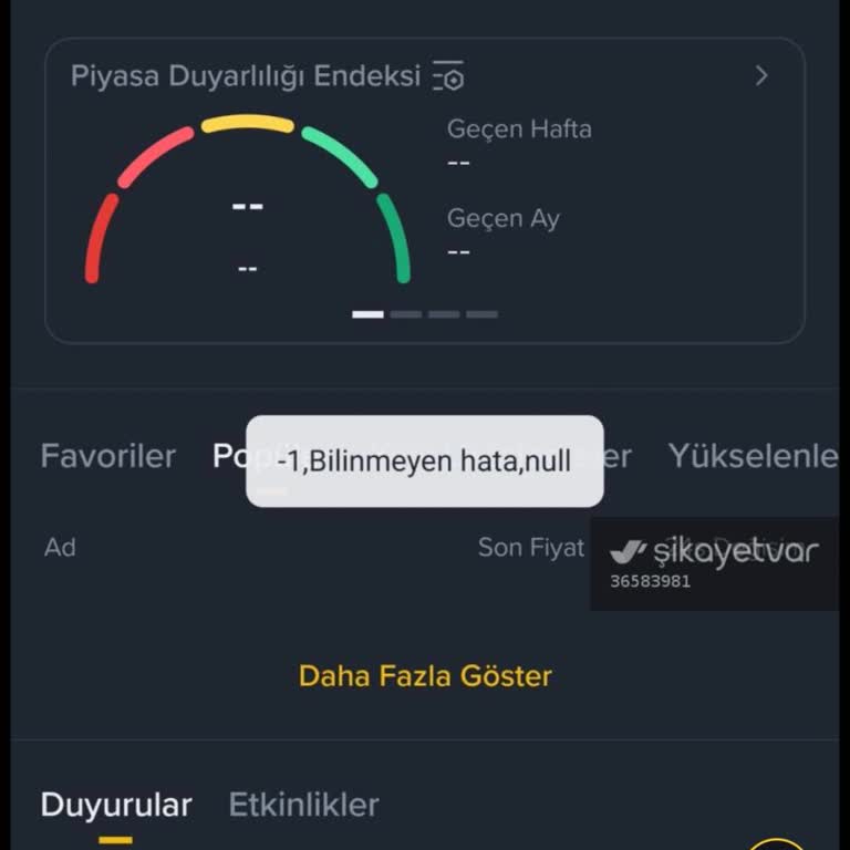 Binance TR Hesabına Giriş Hatası Ve Destek Erişim Sorunu