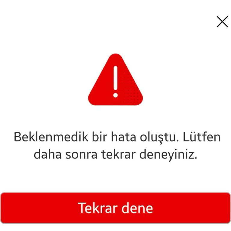 Vodafone Sistem Hatası Nedeniyle İade Alınamıyor