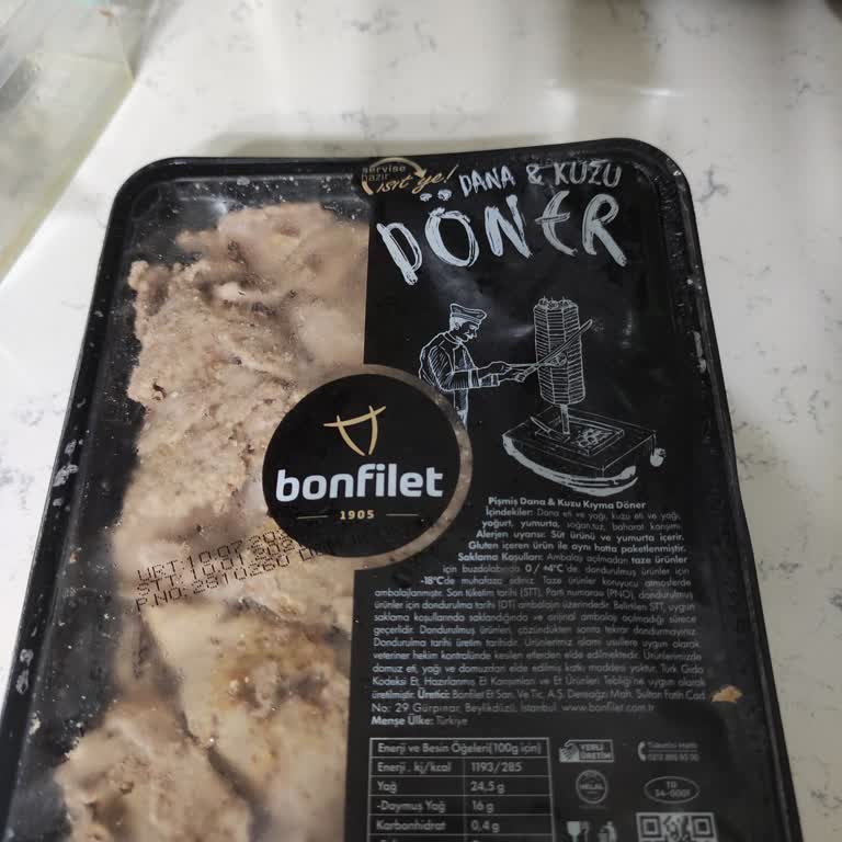 Bonfilet Dönerde Kimyasal Koku Ve Bozulma Şikayeti
