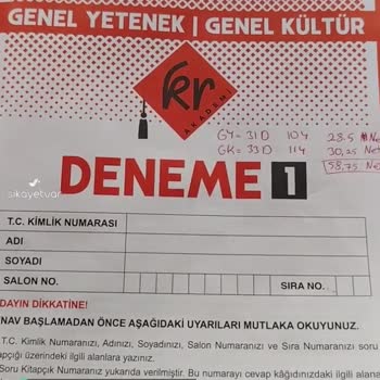 Kr Akademi KPSS Deneme Hüsranı!