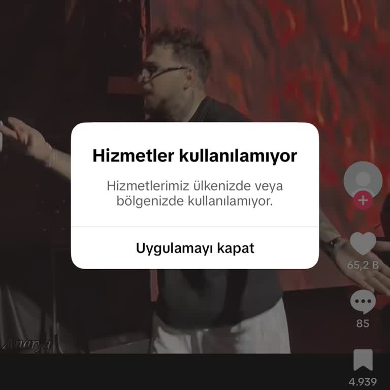TikTok Hesabım 10 Gün Boyunca Bölge Kısıtlaması Nedeniyle Açılmıyor