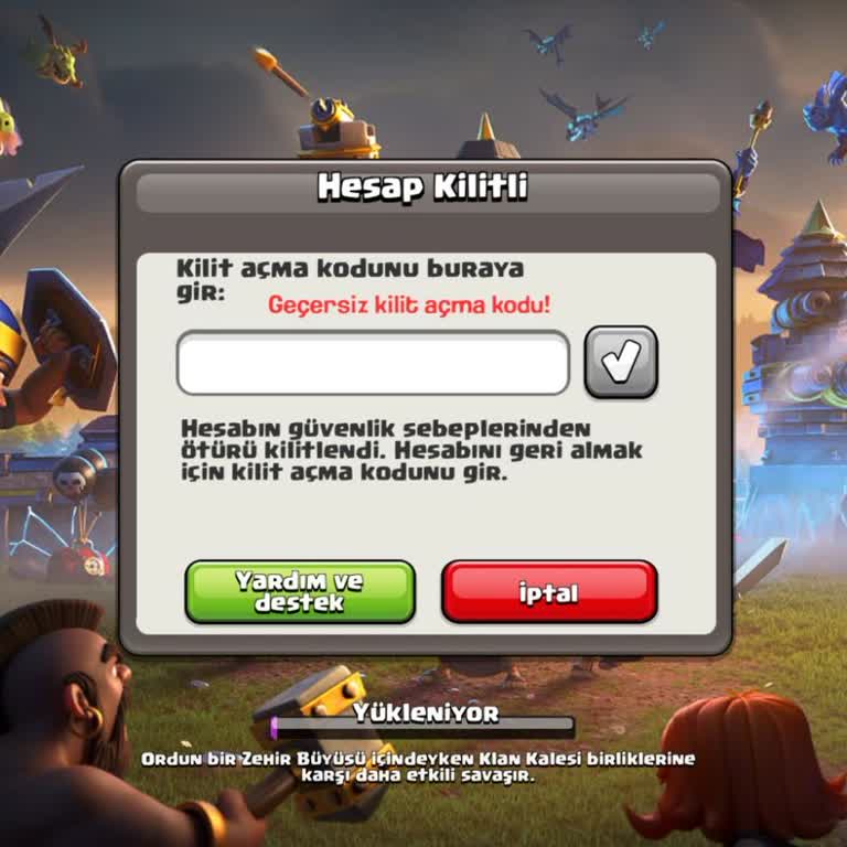 Hesabım Kilitlendi, Erişim İstiyorum Ve E-Posta Değişikliği Talep Ediyorum