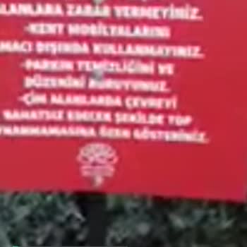 Bursa Nilüfer Belediyesi Parkta Oyun Oynamak Yasak