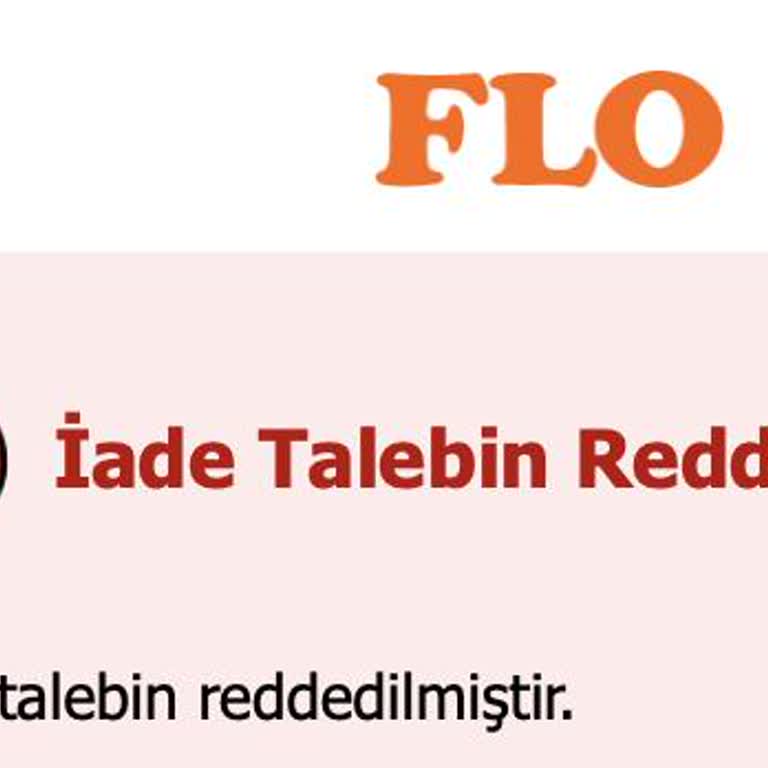 Teslim Edilmeyen Sipariş İçin İade Reddi
