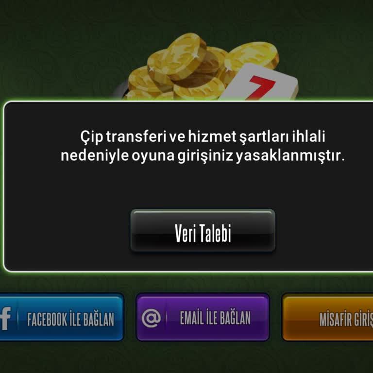Zynga Çanak Okey Hesabım Haksız Şekilde Banlandı Ve Çiplerim İadesini Talep Ediyorum