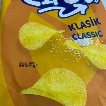 Cipso Klasik Mega Paket Ürününde Yanık Çips Sorunu Ve Değişim Talebi