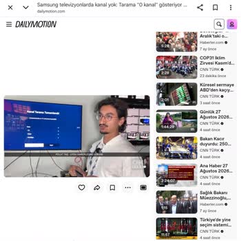 Samsung TV’de TÜRKSAT Güncellemesi Sonrası Kanal Yokluğu Ve Ücretli Servis Talebi