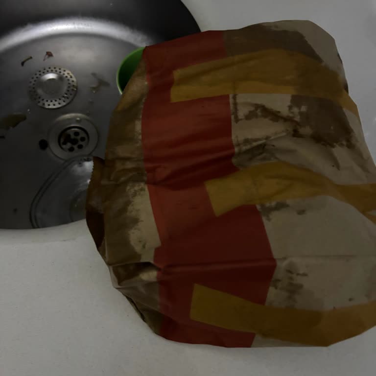 McDonald's Yenibağlar Şubesinde Sızıntı Nedeniyle Siparişin Islak Ve Yenilemez Hale Gelmesi