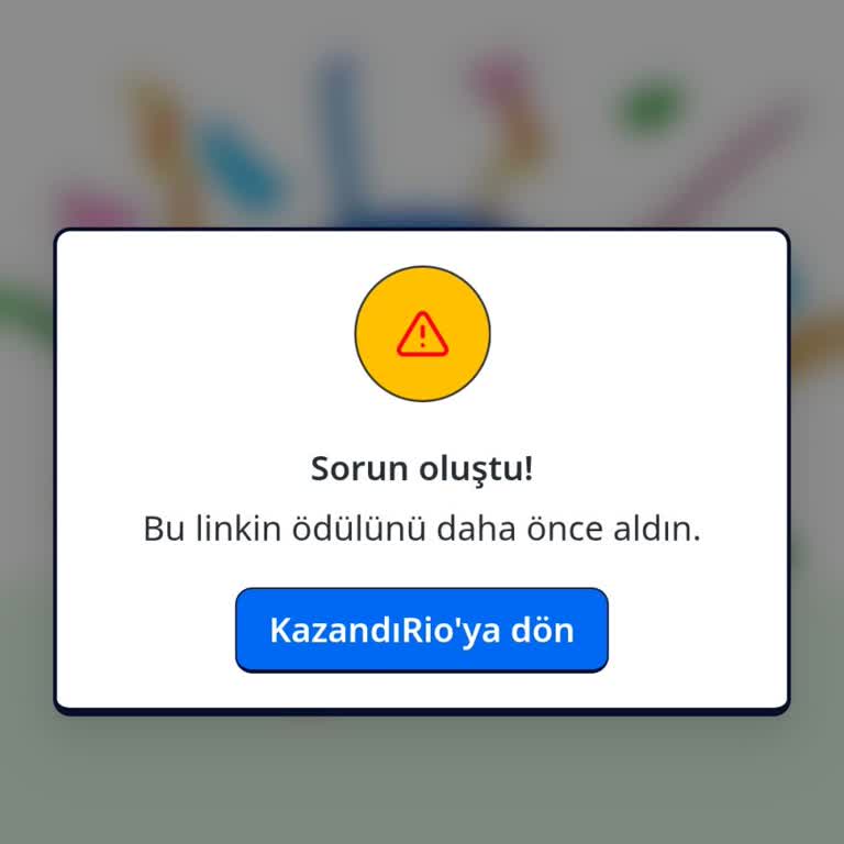 Kazandırio Okut Kazan Kampanyasında 1 GB İnternet Eksik Tanımlandı