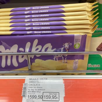 Happy Center’da Milka Çikolata Gramajı Yanıltılıyor