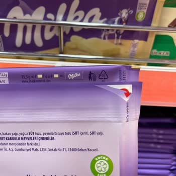Happy Center’da Milka Çikolata Gramajı Yanıltılıyor