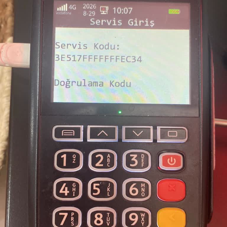 Servis Doğrulama Kodu Ekranı İş Kaybına Yol Açıyor