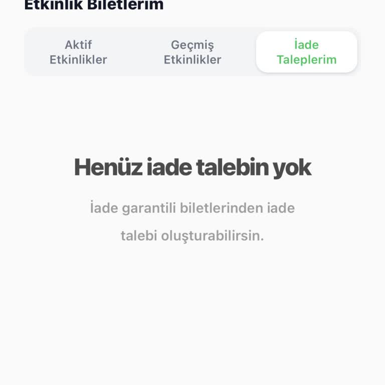 Bubilet’te İptal Talebim Görünmüyor Ve Geri Dönüş Yok