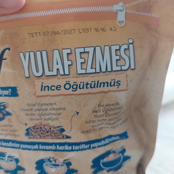 Eti Lifalif Yulaf Ezmesinde Yabancı Madde Tespit Edildi
