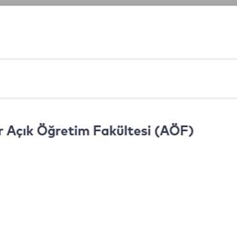 Atatürk Üniversitesi Açıköğretim Fakültesi İstanbulkart Uygulamasında Görünmüyor