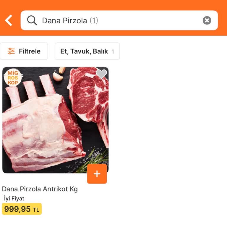 Stokta Görünen Dana Pirzola Gerçekten Yok Ve Tekrarlayan Mağduriyet