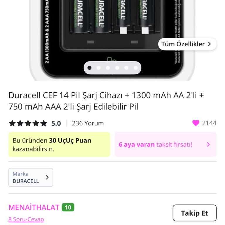 Duracell Şarj Aleti Pil Şarjını Tamamlamıyor, Yanıltıcı Gösterge