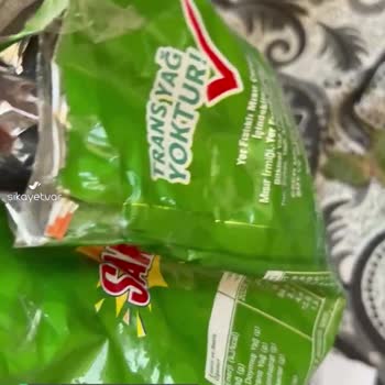 A101 Ağzı Koli Bandı İle Kapatılmış Samba Markalı Cips Paketi