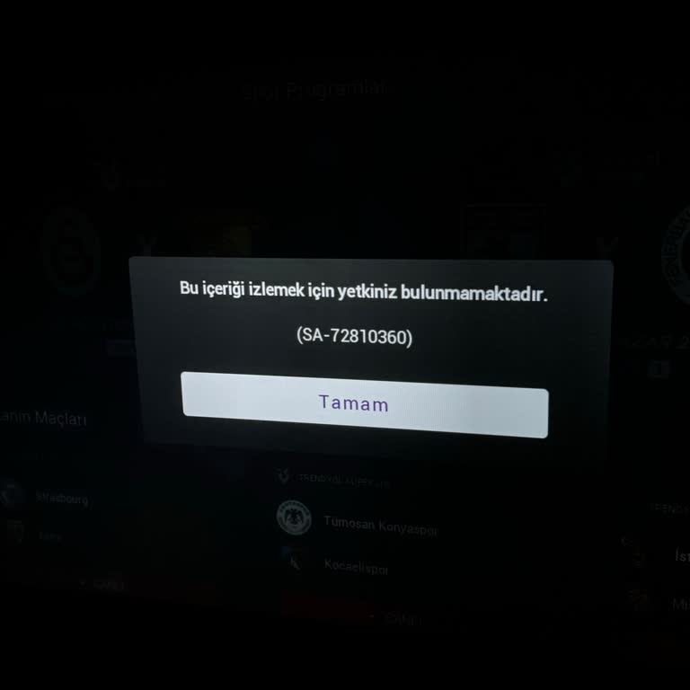 Satın Aldığım Süper Lig Paketi Açılmıyor Ve Müşteri Hizmetleri Yardımsız