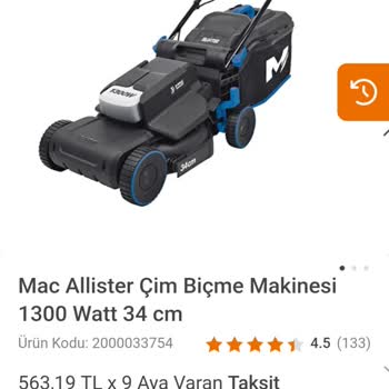 Koçtaş’ta Üretim Hatası Çim Biçme Makinesi İçin Yüksek Servis Ücreti Ve Kayıt Eksikliği
