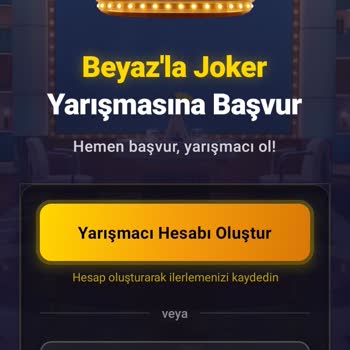 Beyazla Joker Uygulamasında Hesap Giriş Alanı Eksikliği