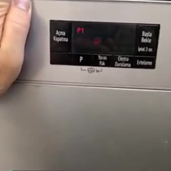 Grundig Bulaşık Makinesi P1 Işığı Yanıp Sönüyor!