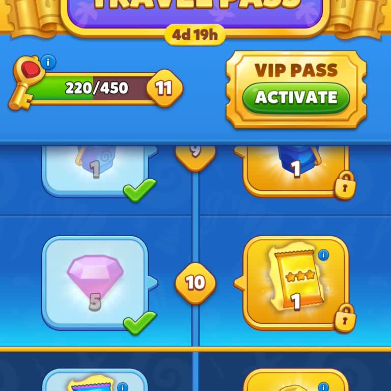 Travel Town Missing Diamonds Rewards