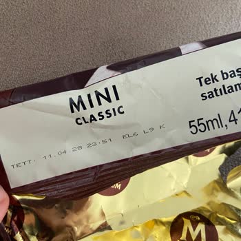 Magnum Mini Classic Dondurmasında Eksik Ürün Ve Üretim Hijyen Sorunu