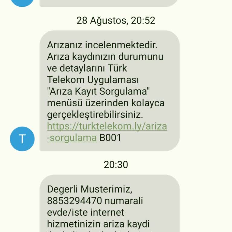 Türk Telekom Çözülmüş Arıza Kaydı Sistemde Açık Kaldığı İçin İşlem Yapamıyorum