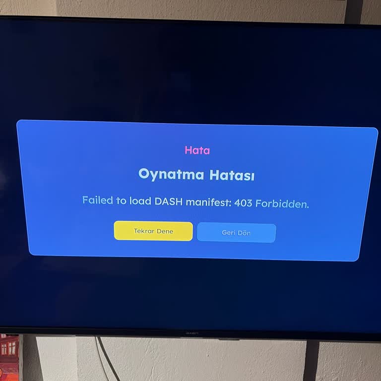Smart TV Üzerinde Süper Lig Maçlarını İzlerken Sürekli 403 Hatası Ve Üyelik Mağduriyeti