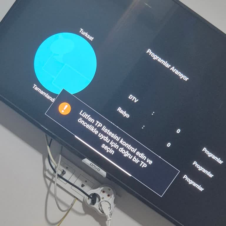 Onvo TV’de Sürekli Sinyal Yok Ve TP Listesi Hatası, Servis Çözüm Sunamıyor