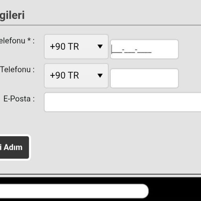 KPSS Ortaöğretim Başvurusunda Cep Telefonu Girişi Çalışmıyor
