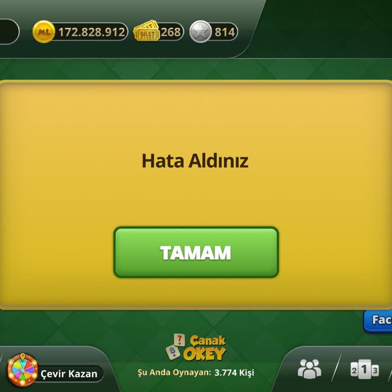 Samsung Galaxy Tab A9 Tabletimde Mynet Okey Giriş Hatası