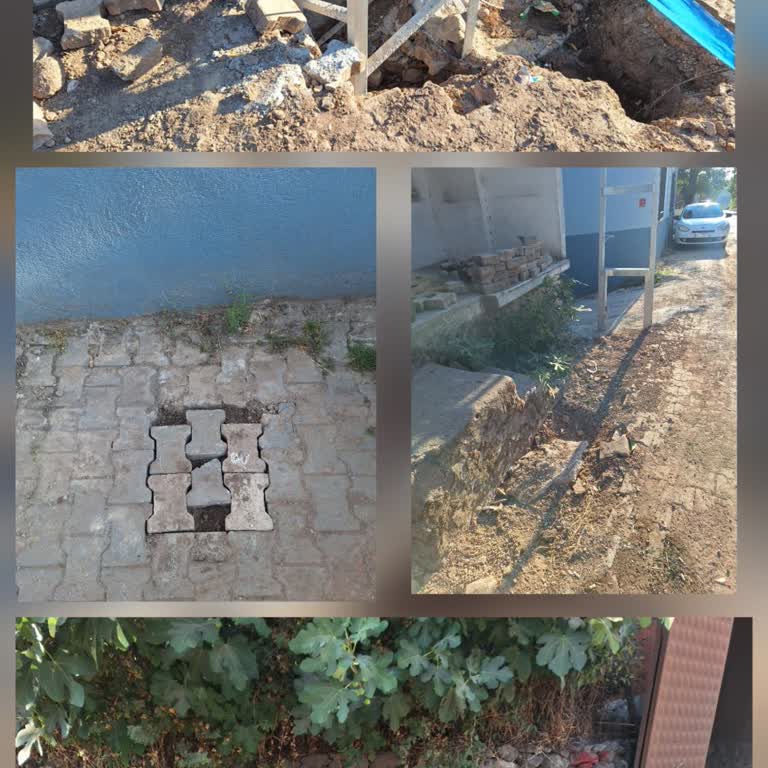 İvrindi Gözlüçayır Mahallesinde Kazı Sonrası Toprak Yığınları Ve Kırık Parke Taşları Temizlenmeli Ve Onarılmalı