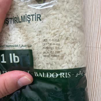Öncü Baldo Pirinç’te Renk Ve Tat Bozukluğu, Yenisiyle Değişim Talebi