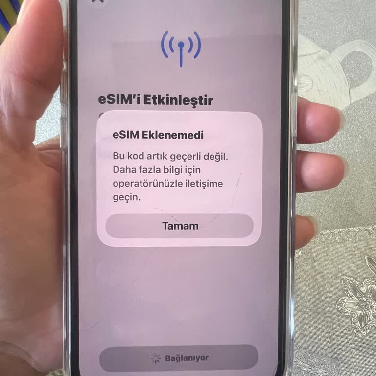 Esim Aktifleştirme Hatası Ve Hattım Çalışmıyor