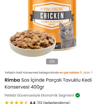 Beyaz Noktalar İçeren Konserve Kedi Maması Nedeniyle Sağlık Endişesi Ve Tam İade Talebi