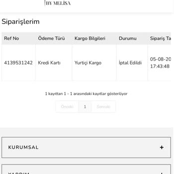İptal Edilen Siparişin İadesi 14 Gün İçinde Gelmedi