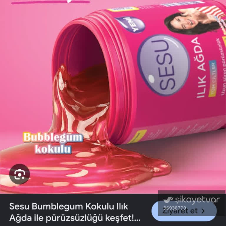 Balon Sakızı Kokulu Pembe Ağda İşlevini Yerine Getirmiyor Ve Cildi Tahriş Ediyor