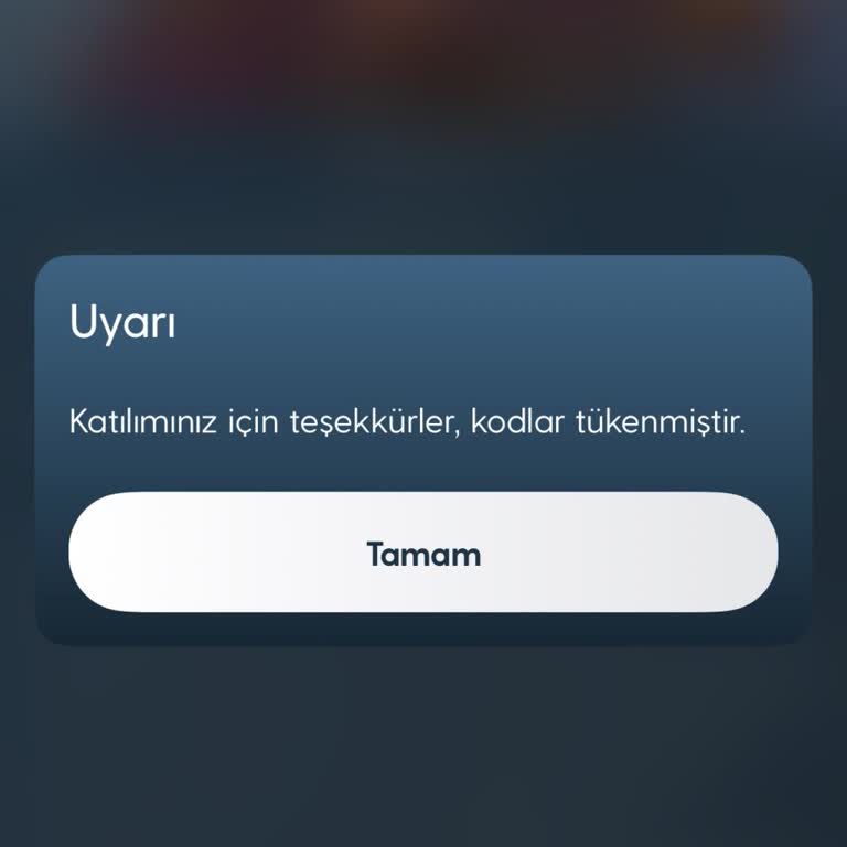 Platinum Üyelerine Söz Edilen Kahve Hediyesi Kod Tükendiği Nedeniyle Verilemedi