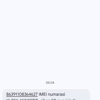 Klonlanmış IMEI'li Telefon Satışı Ve Gama Tech'e Ulaşılamaması