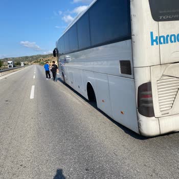 Otobüs Lastik Patlaması Ve Can Güvenliği Riski