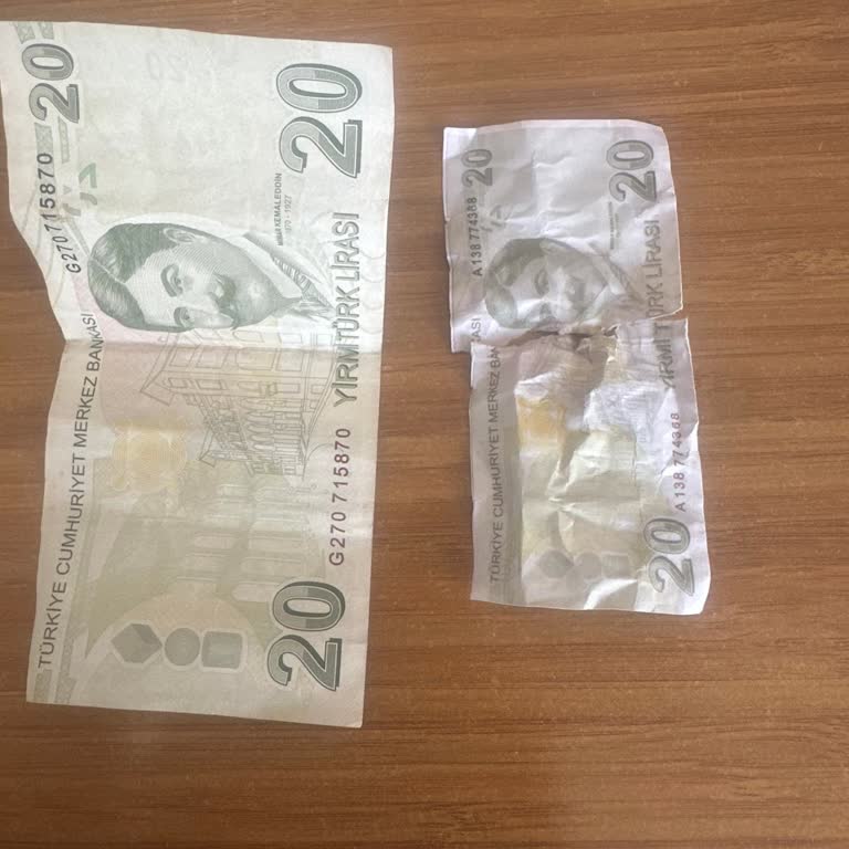 Bursa Otogarı Tuvaletinde Verilen Sahte 20 TL Banknotu Mağduriyeti