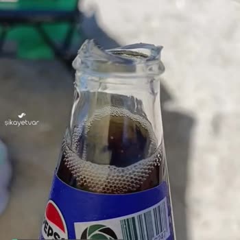 Pepsi Cam Şişe Kırık!