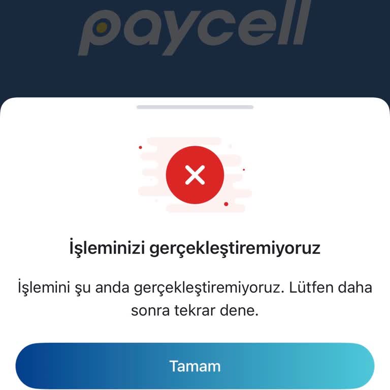 Paycell Uygulamasına Giriş Sorunu Ve Ödeme Mağduriyeti