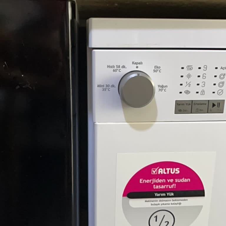Altus Bulaşık Makinesi Kapı Yamukluğu, Aşırı Ses Ve Yetersiz Kurutma Şikayeti
