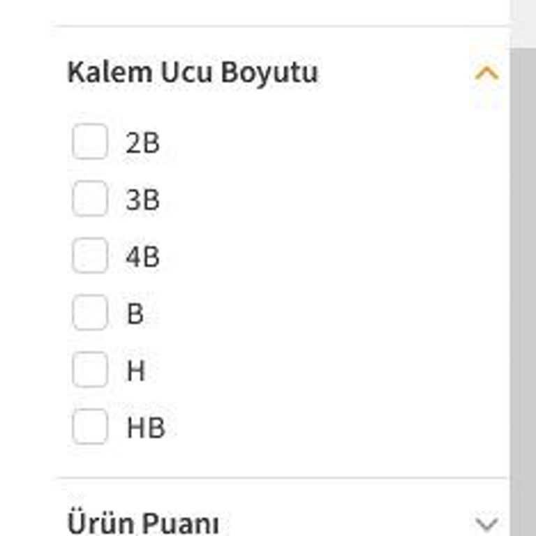 Trendyol’da Kalem Ucu Boyutu Filtreleme Hatası Ve Geri Bildirim Kanalı Yok